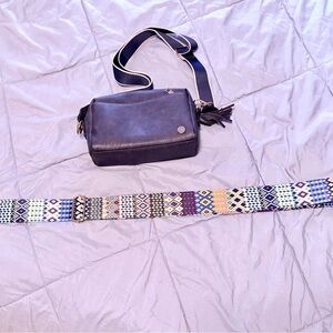 Modern and Chic Navy Kara Crossbody Bag